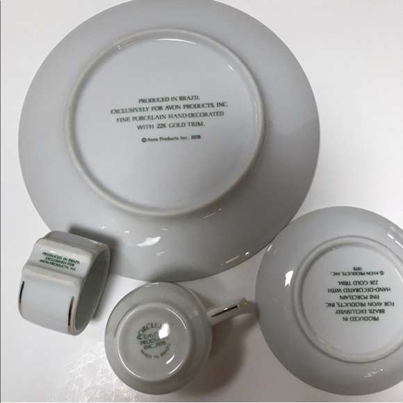 COPY - Vintage Avon porcelain Demitasse/Tea set. - Picture 9 of 10